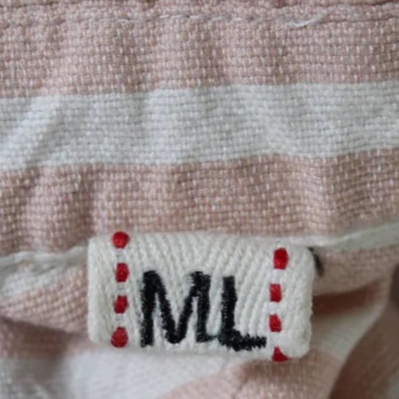 Marrakeshi Life Mikael Striped Utility Boilersuit Jumpsuit S 4/6 Blush C… - Picture 9 of 9